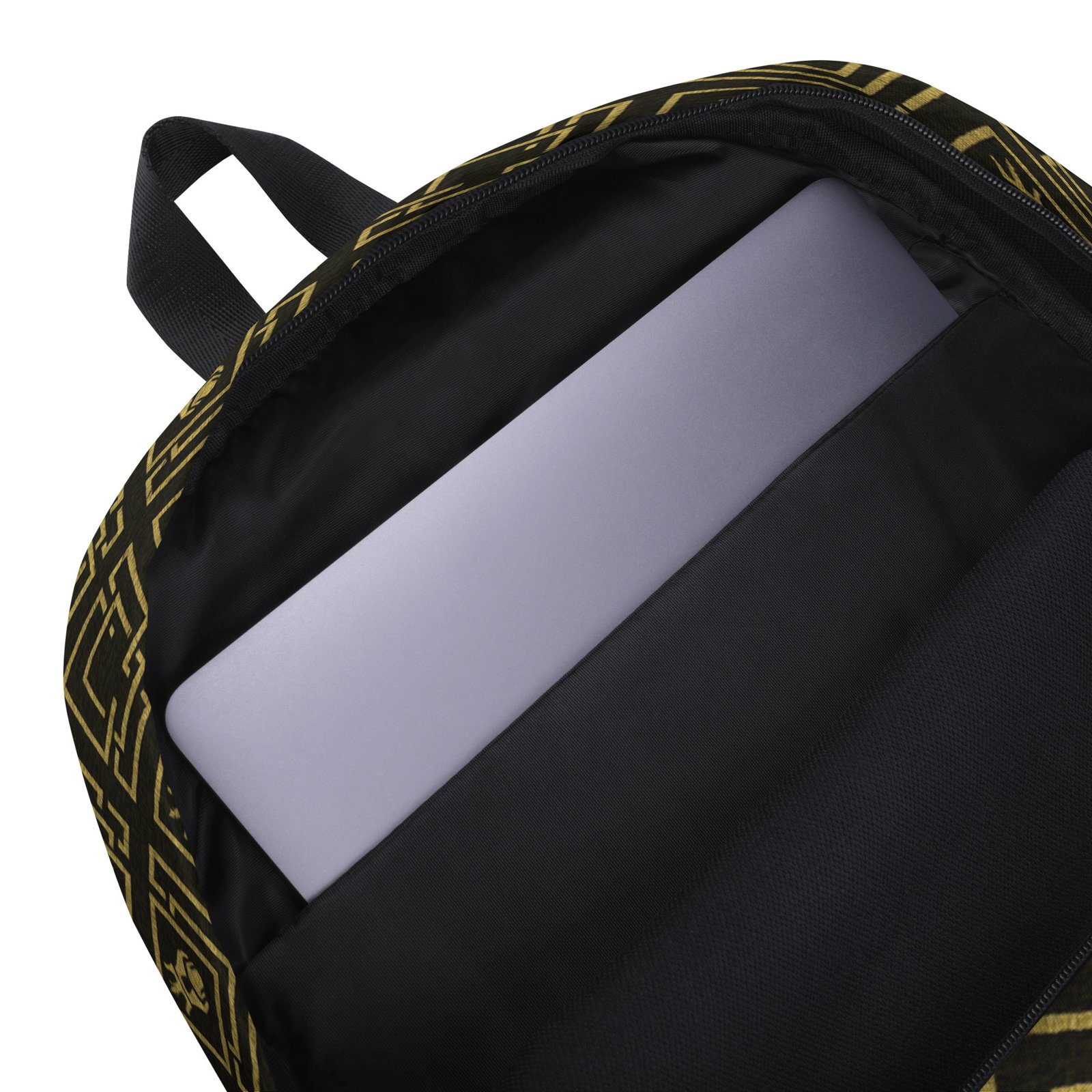 DaKahree Royal Labyrinth – Backpack – Black & Gold - Image 9