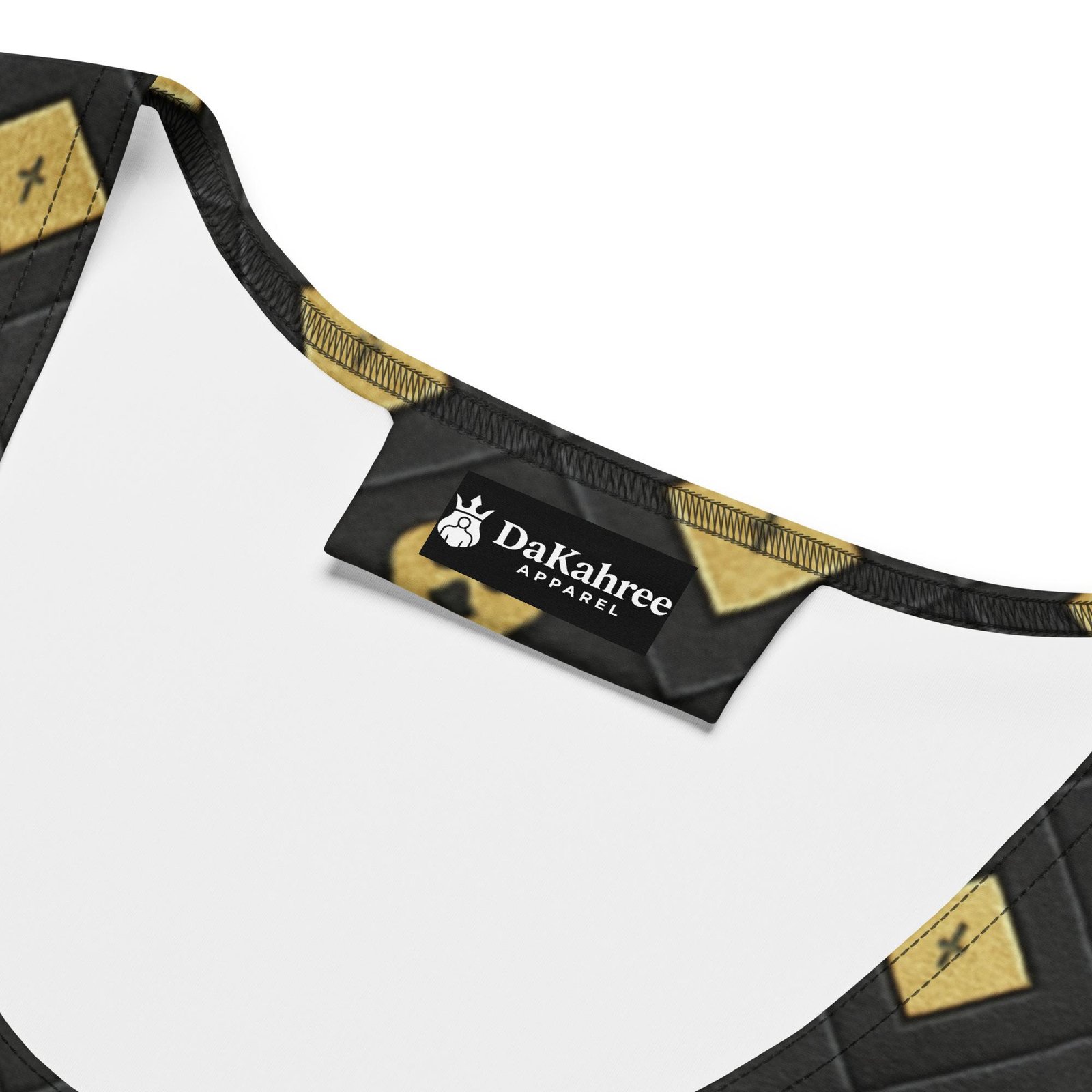 DaKahree: Crown Emblem Noir Pattern™ – Bodycon dress - Image 2