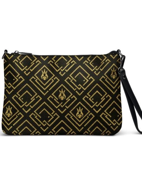 DaKahree Royal Labyrinth – Crossbody bag – Black & Gold