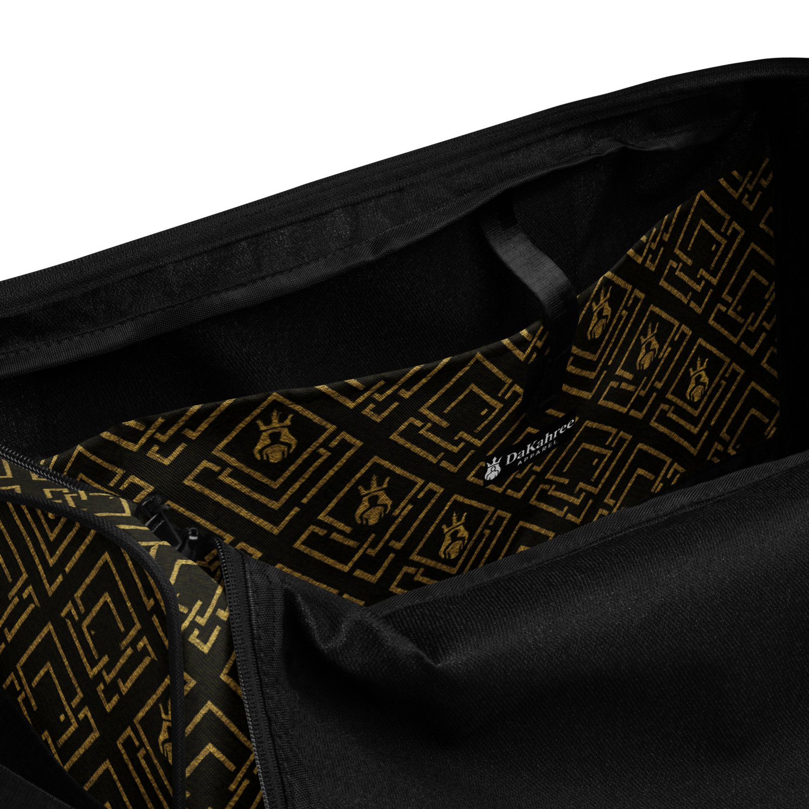 The DaKahree Royal Labyrinth – Duffle bag – Black & Gold - Image 12