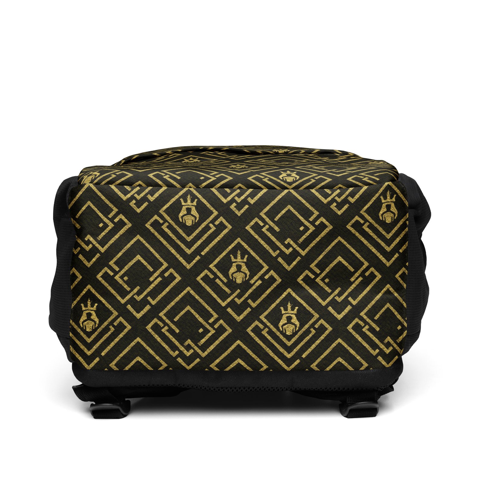 DaKahree Royal Labyrinth – Utility backpack – Black & Gold - Image 8