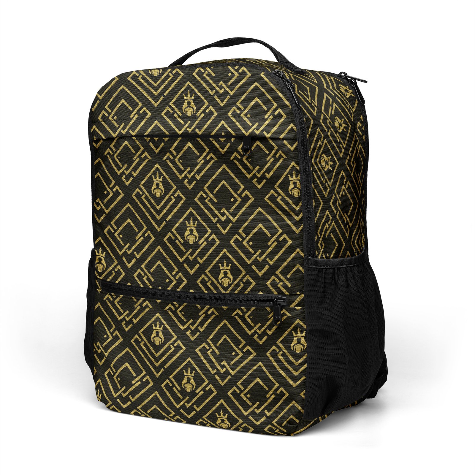 DaKahree Royal Labyrinth – Utility backpack – Black & Gold - Image 10