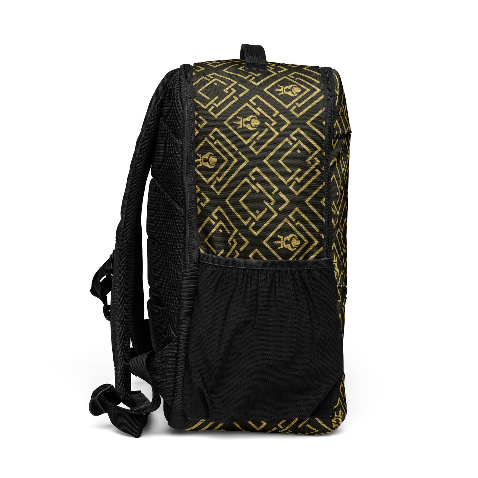 DaKahree Royal Labyrinth – Utility backpack – Black & Gold - Image 11