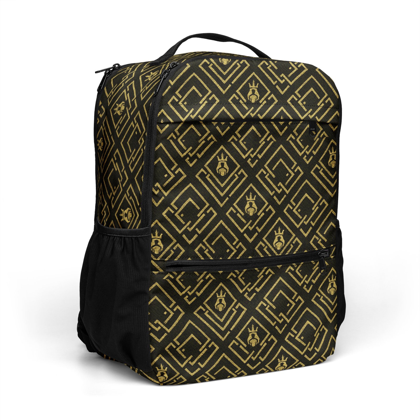 DaKahree Royal Labyrinth – Utility backpack – Black & Gold - Image 12