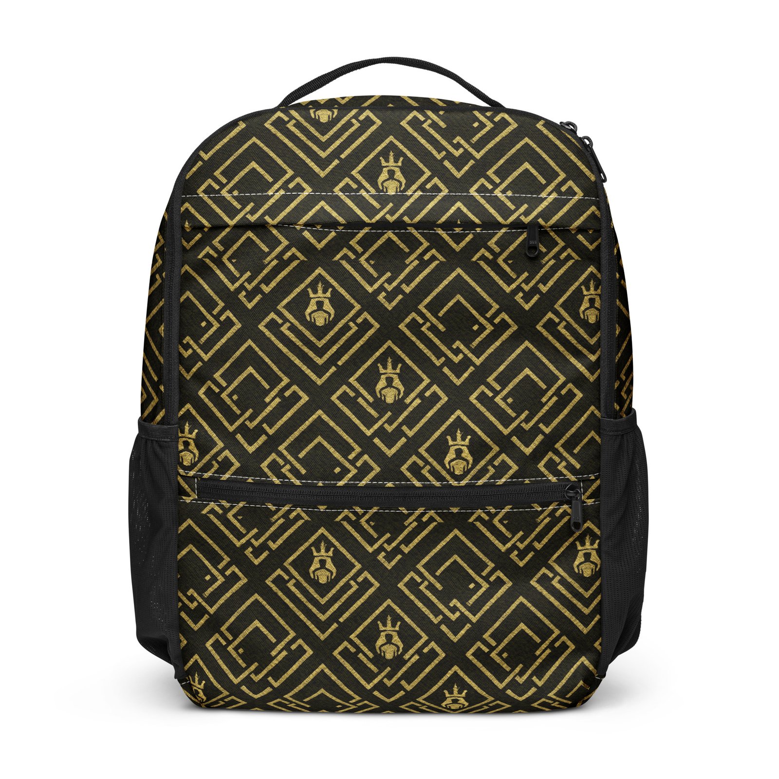 DaKahree Royal Labyrinth – Utility backpack – Black & Gold - Image 13
