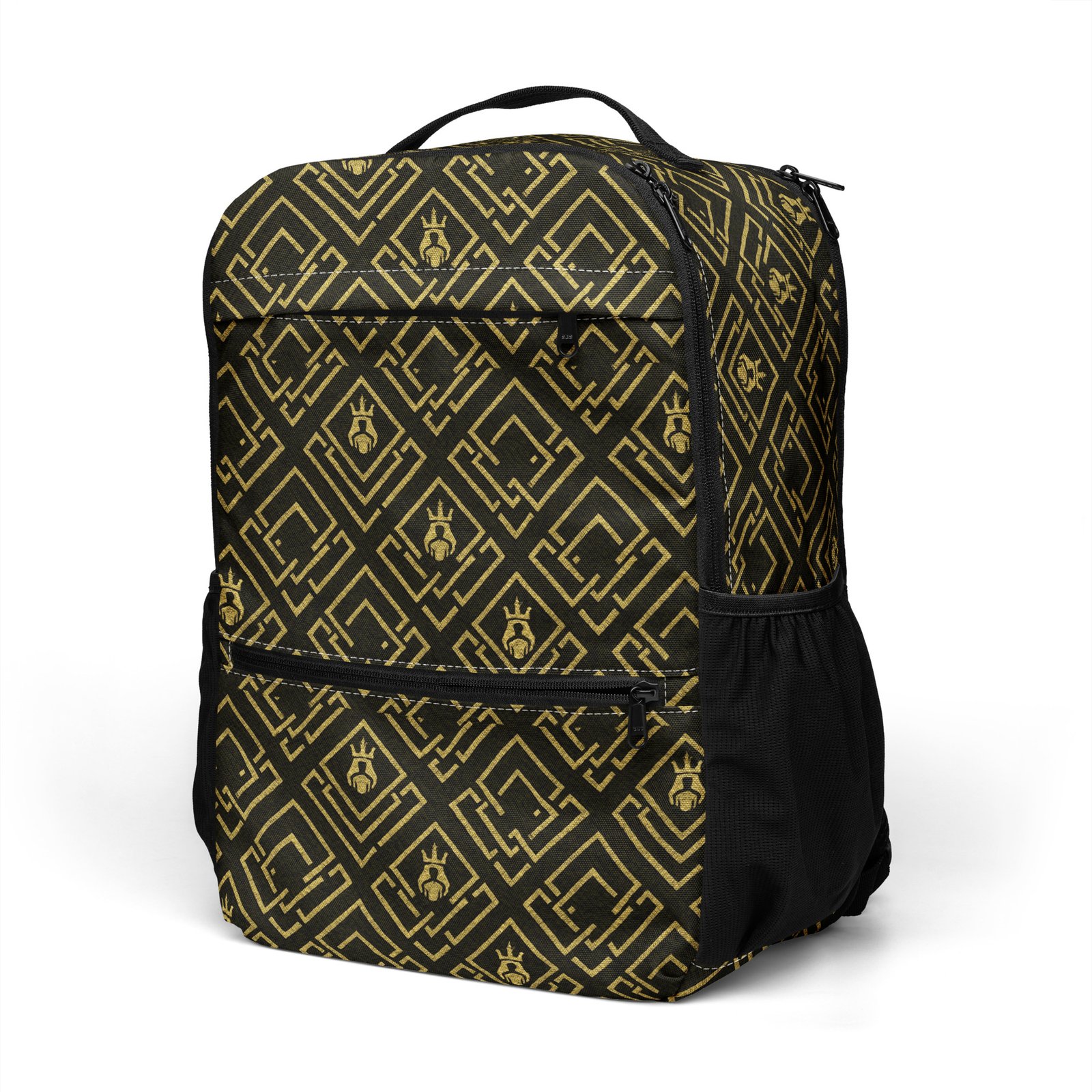 DaKahree Royal Labyrinth – Utility backpack – Black & Gold - Image 17