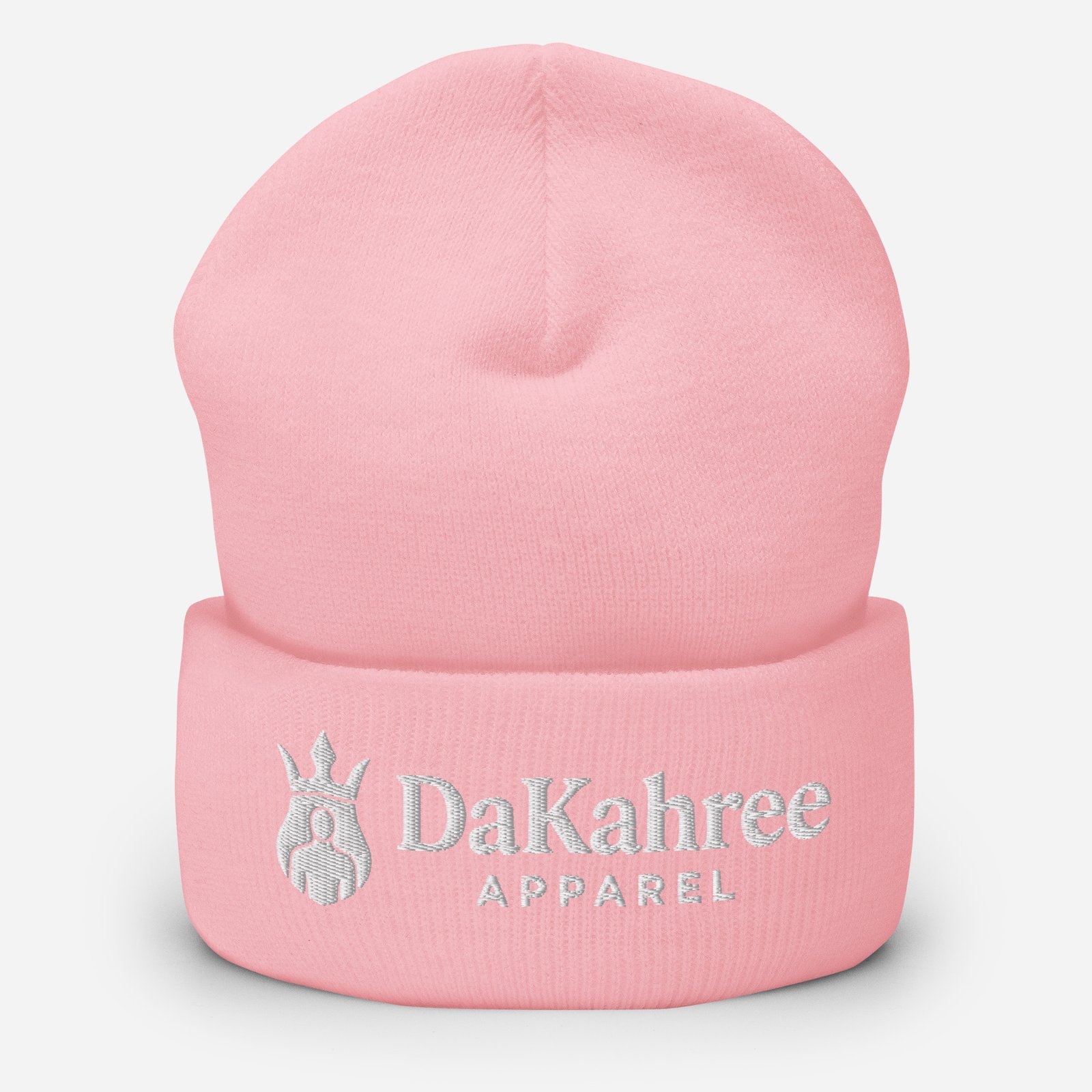 DaKahree: Signature™ – Cuffed Beanie – White - Image 11