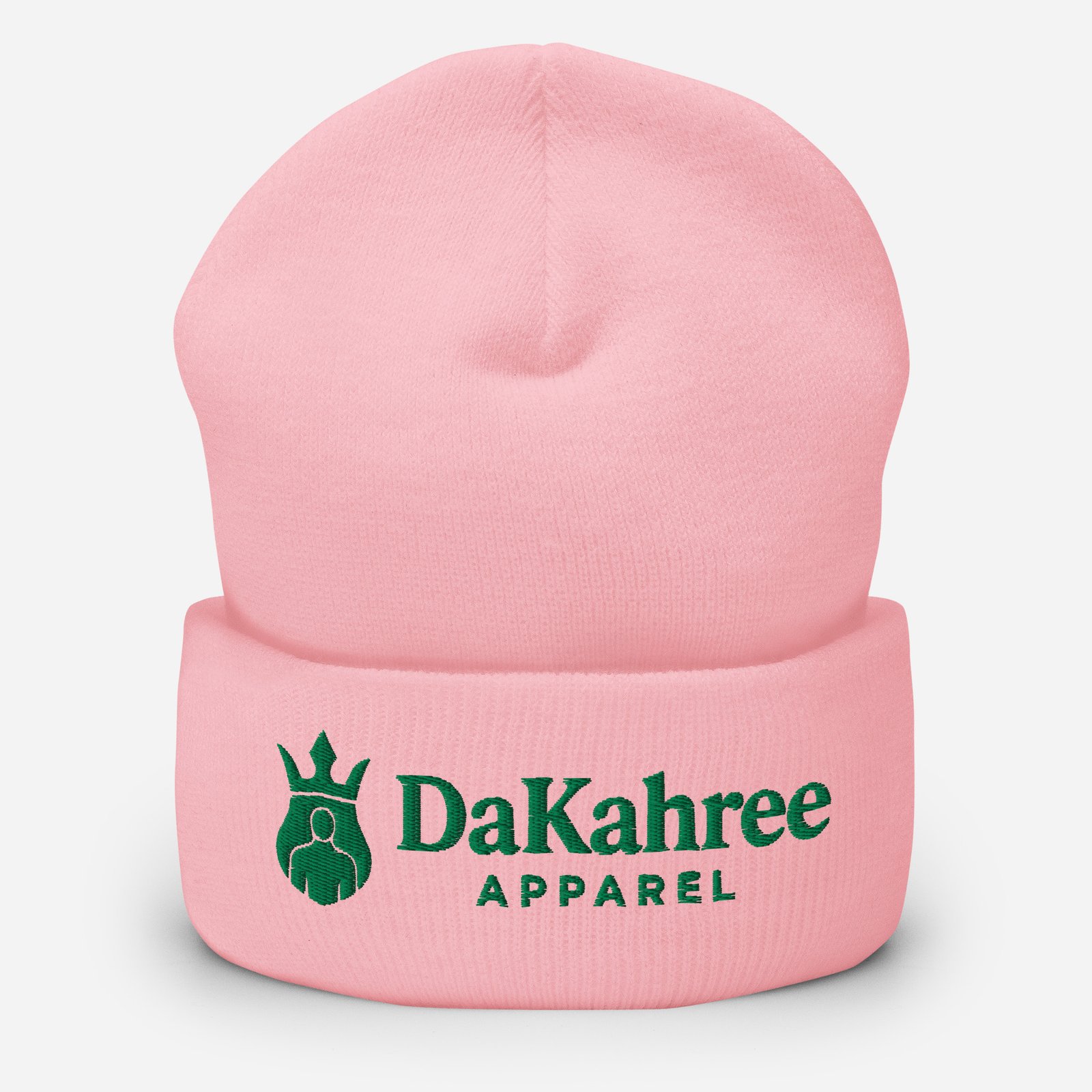 DaKahree: Signature Collection™ – Cuffed Beanie – Green - Image 5
