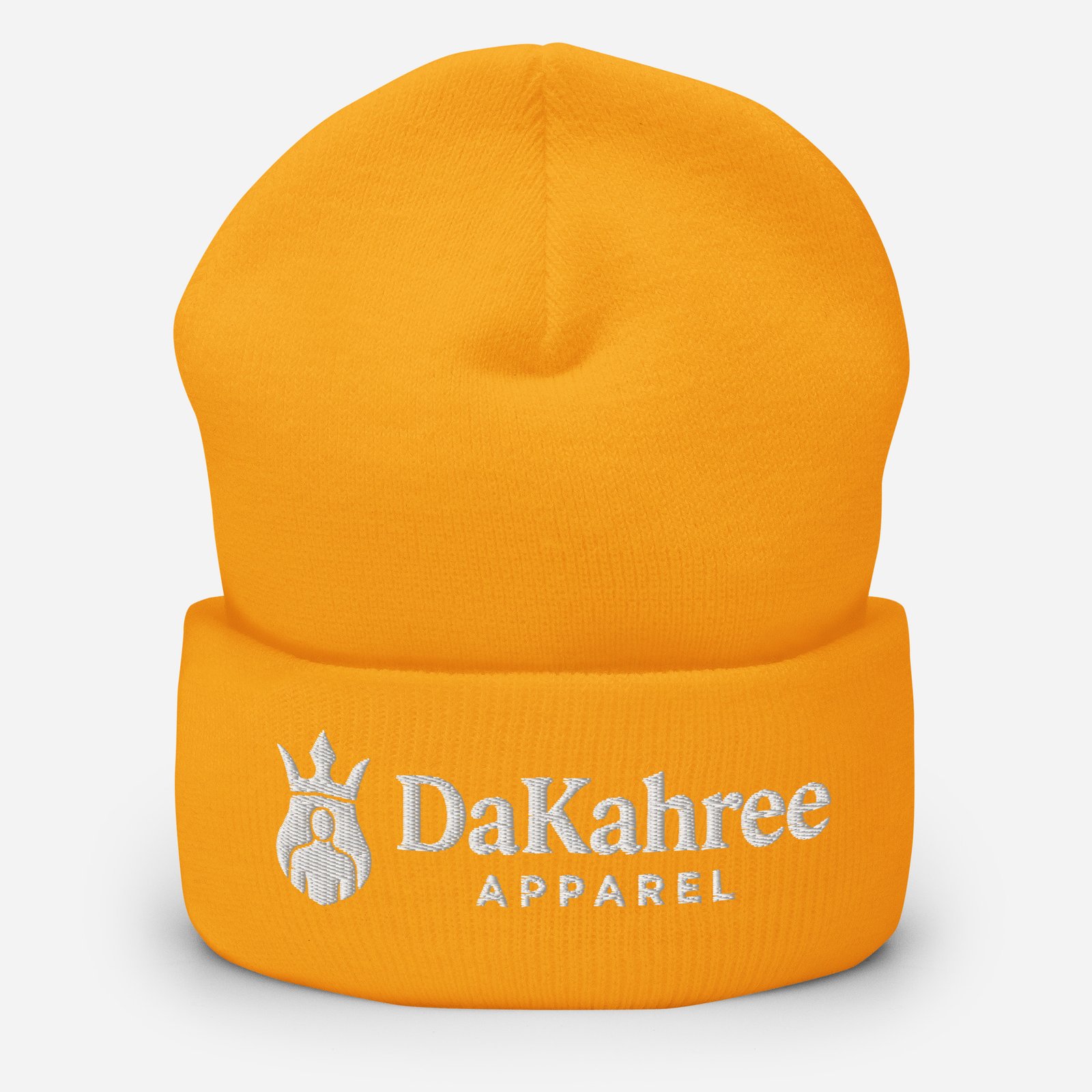 DaKahree: Signature™ – Cuffed Beanie – White - Image 10