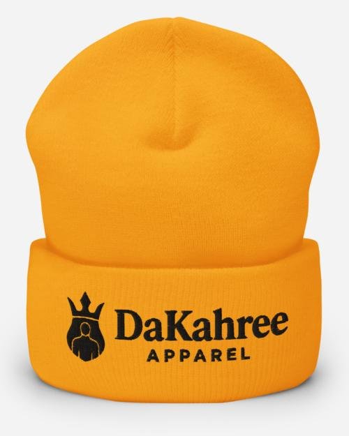DaKahree: Signature™ – Cuffed Beanie – Black