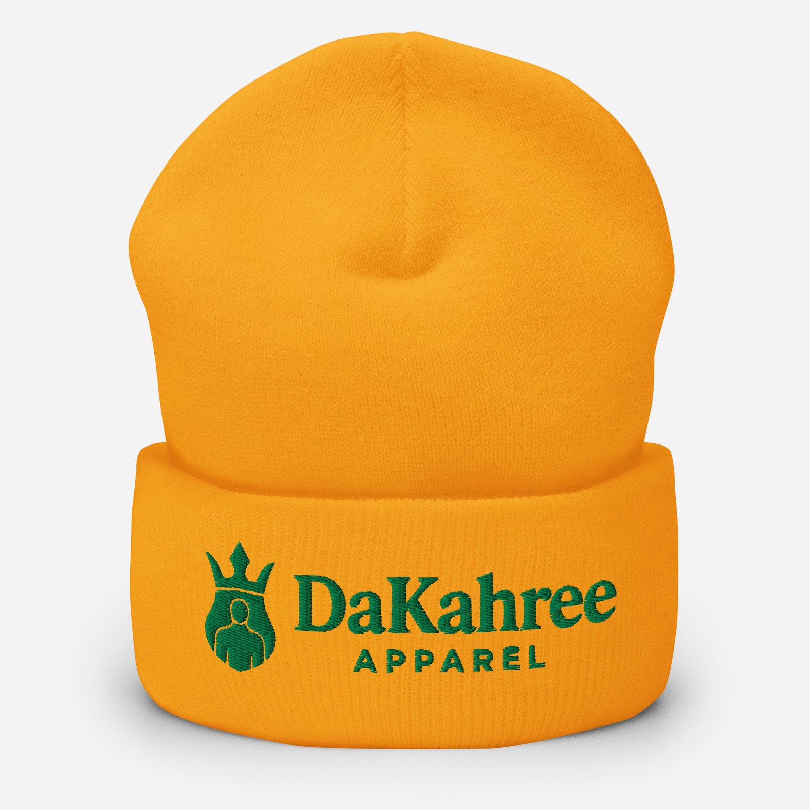 DaKahree: Signature Collection™ – Cuffed Beanie – Green - Image 4