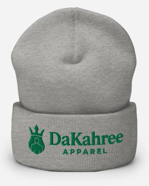 DaKahree: Signature Collection™ – Cuffed Beanie – Green