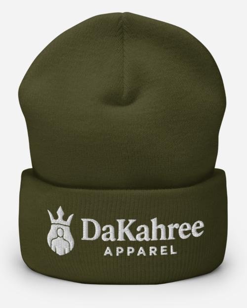DaKahree: Signature™ – Cuffed Beanie – White