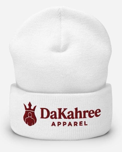 DaKahree: Signature™ – Cuffed Beanie – Burgundy