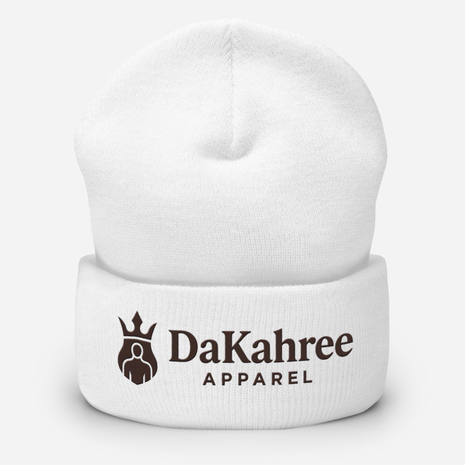 DaKahree: Signature™ – Cuffed Beanie – Brown
