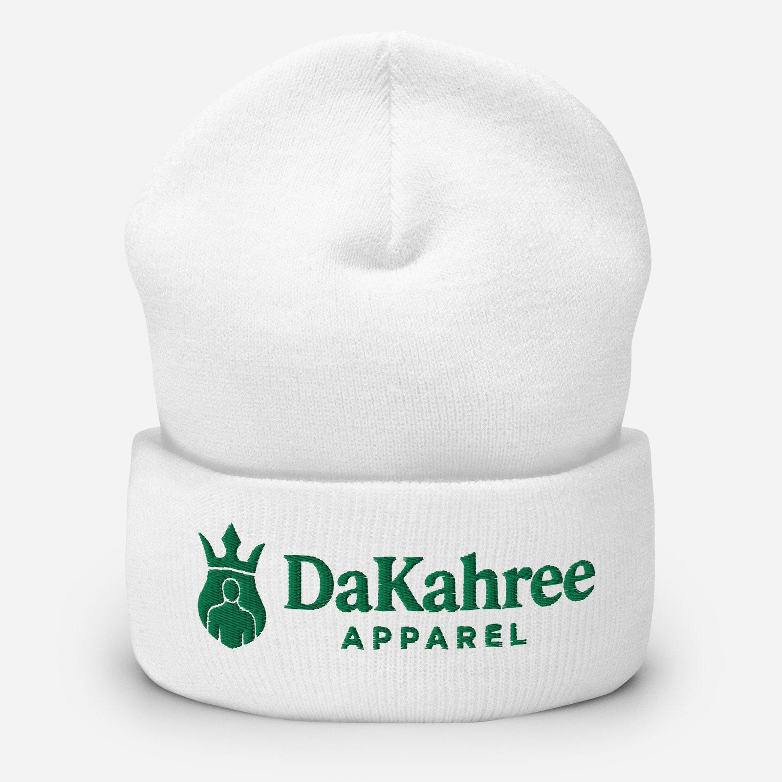 DaKahree: Signature Collection™ – Cuffed Beanie – Green - Image 6