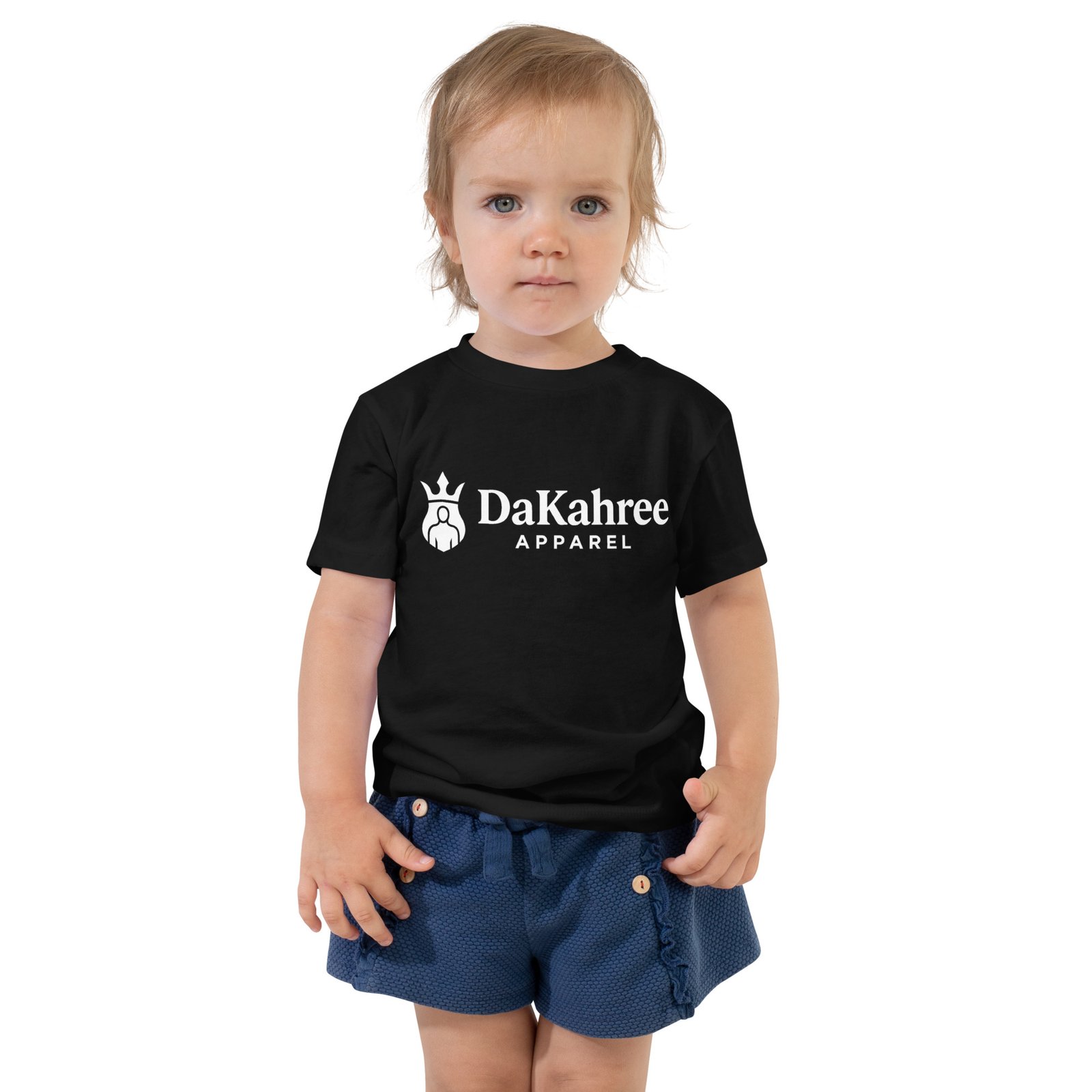 DaKahree: Signature™ – Toddler Short Sleeve Tee – White - Image 2