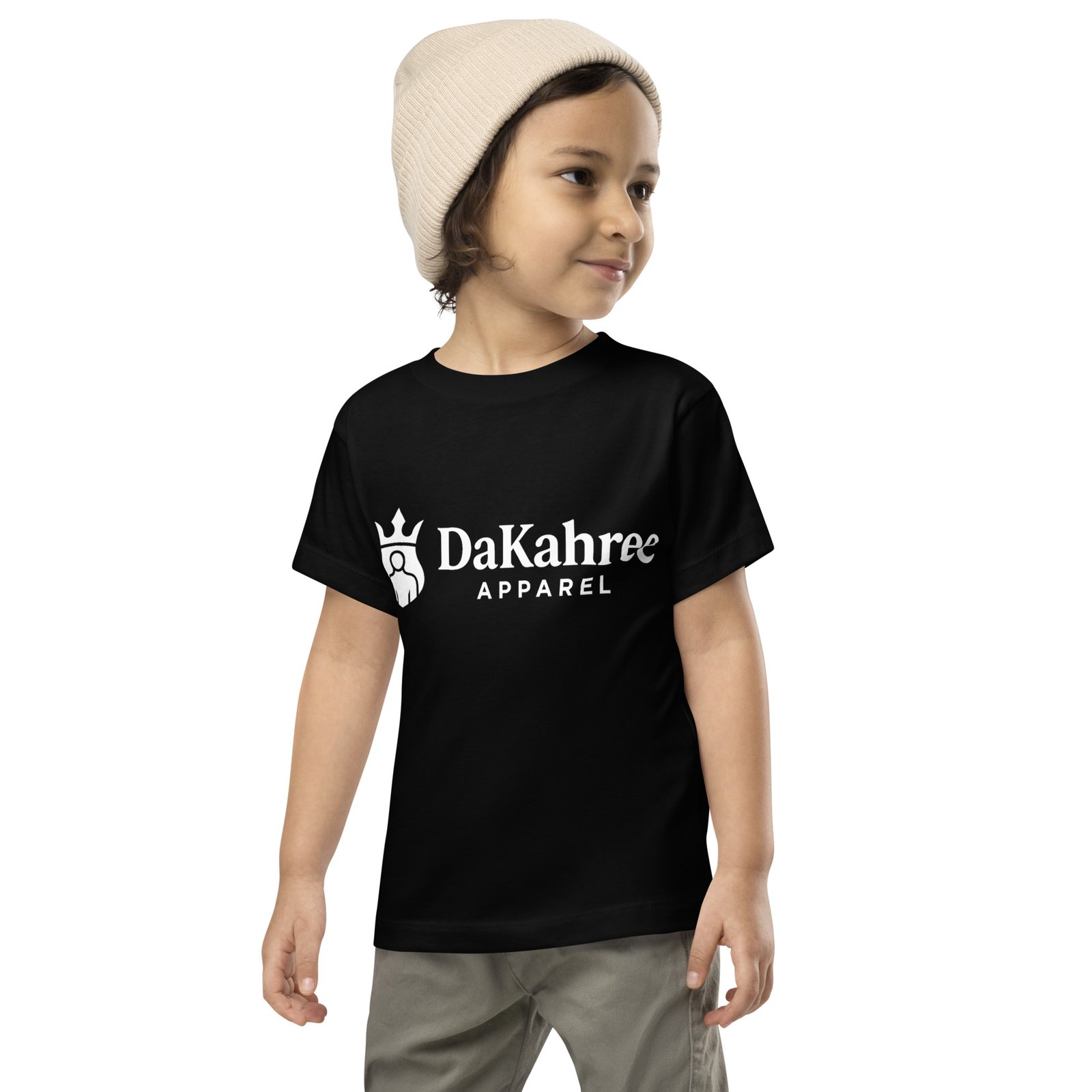 DaKahree: Signature™ – Toddler Short Sleeve Tee – White - Image 5