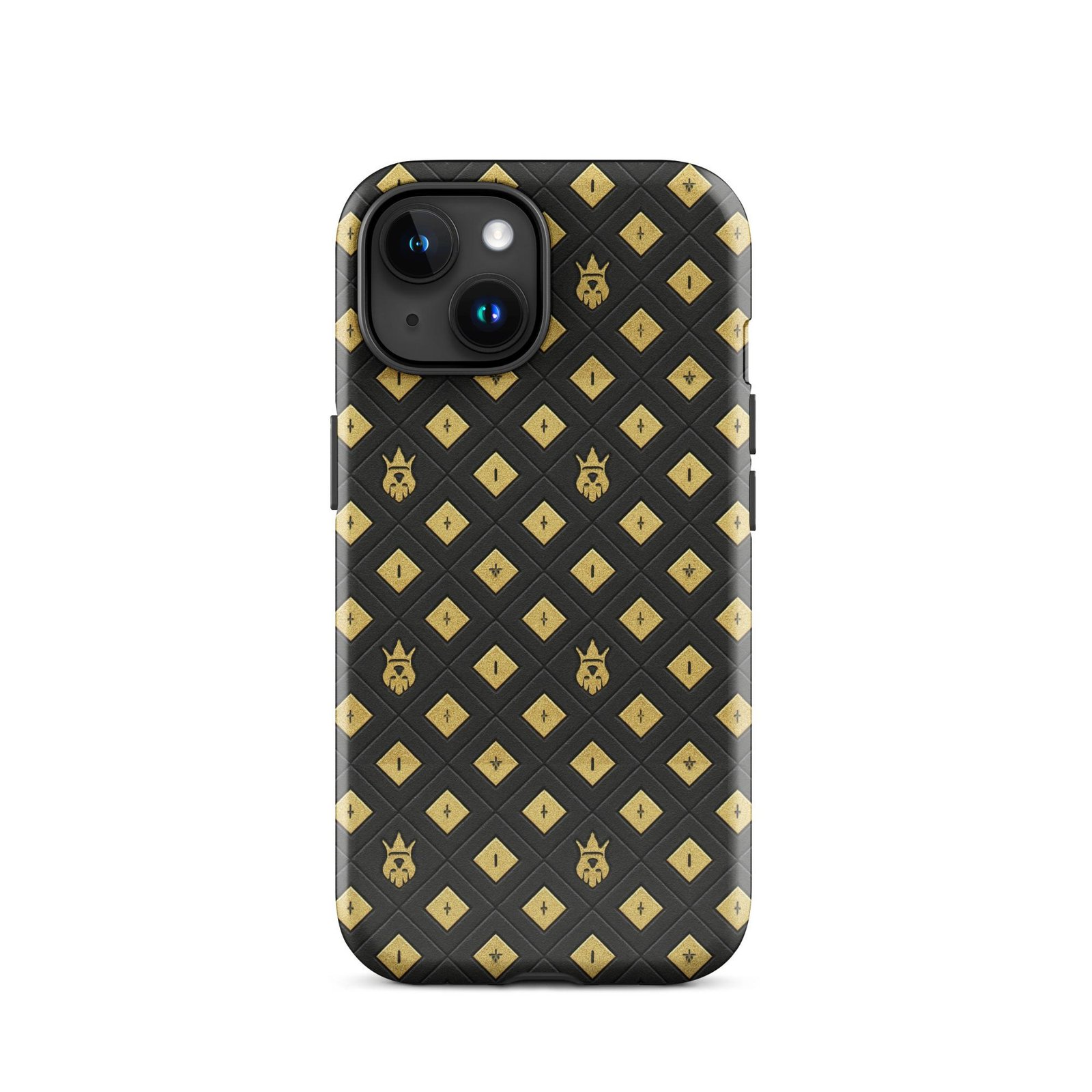 DaKahree: Crown Emblem Noir Pattern™ – Tough Case for iPhone® - Image 2