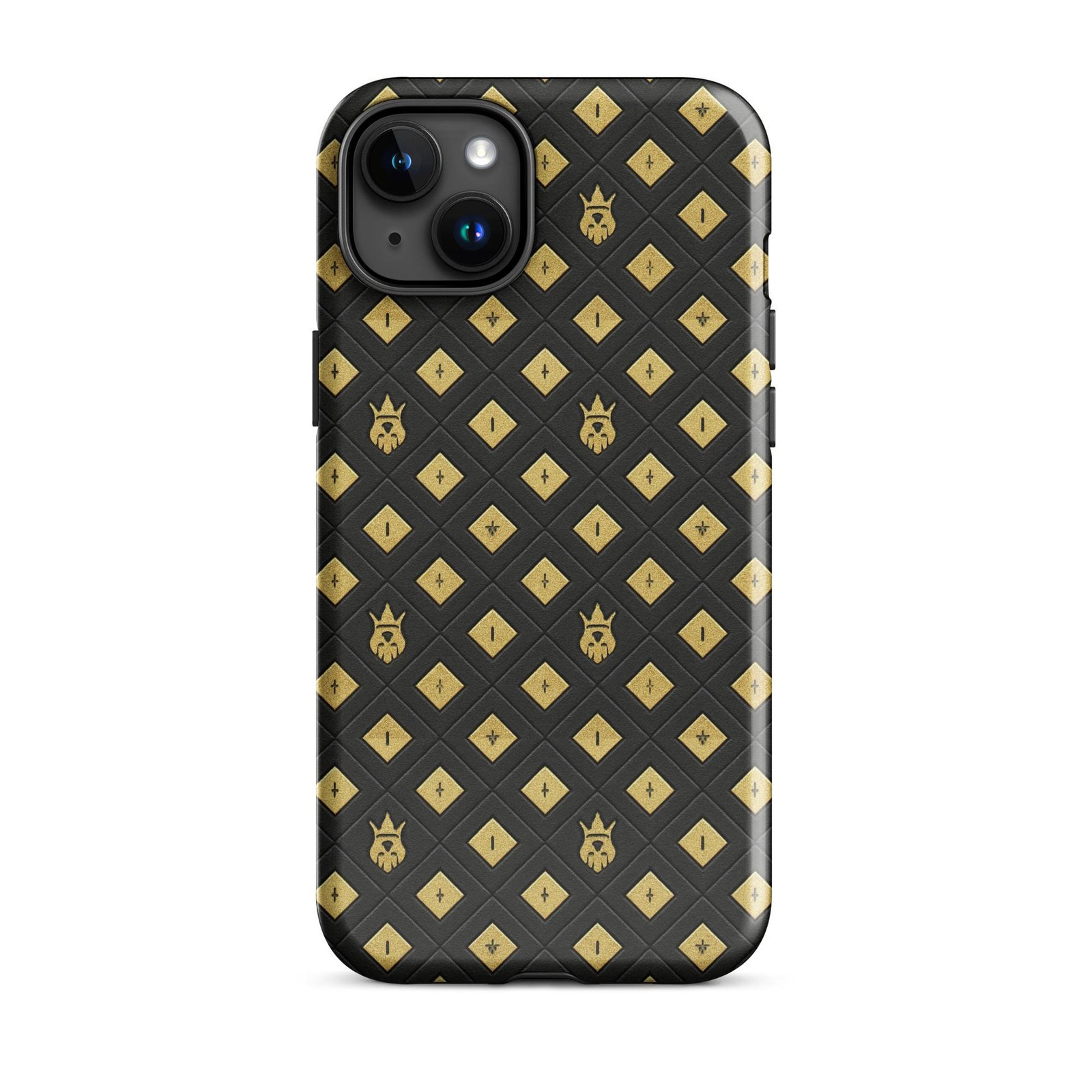 DaKahree: Crown Emblem Noir Pattern™ – Tough Case for iPhone® - Image 3