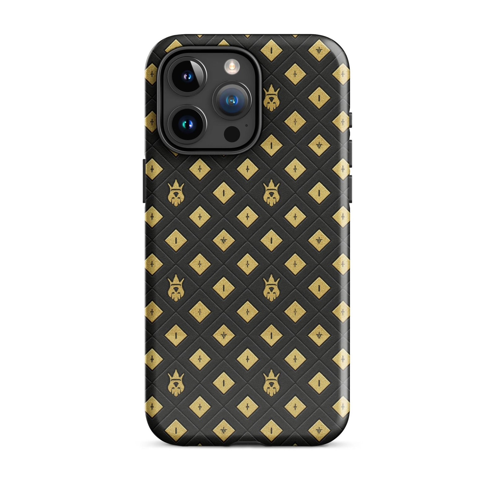 DaKahree: Crown Emblem Noir Pattern™ – Tough Case for iPhone® - Image 5