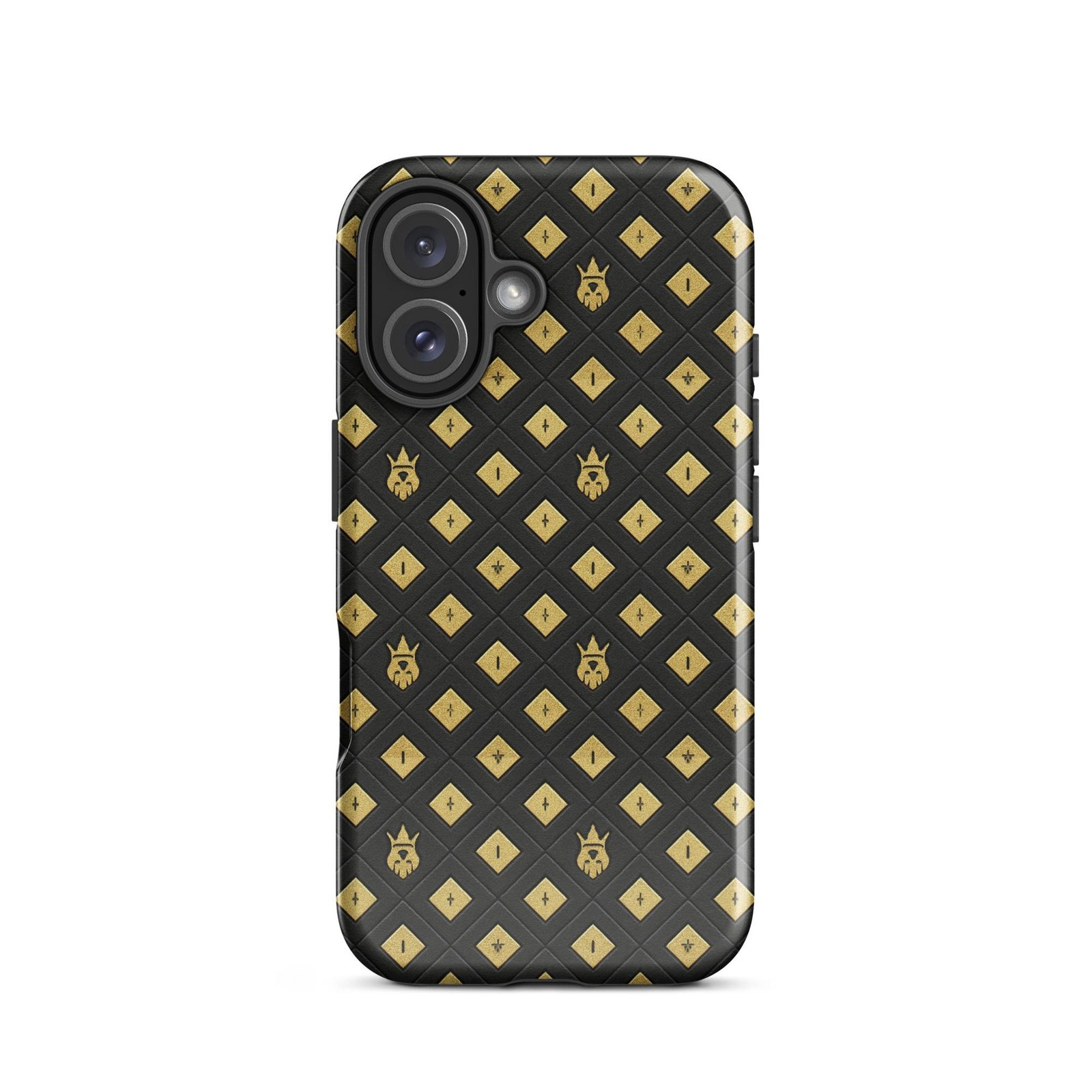 DaKahree: Crown Emblem Noir Pattern™ – Tough Case for iPhone® - Image 6