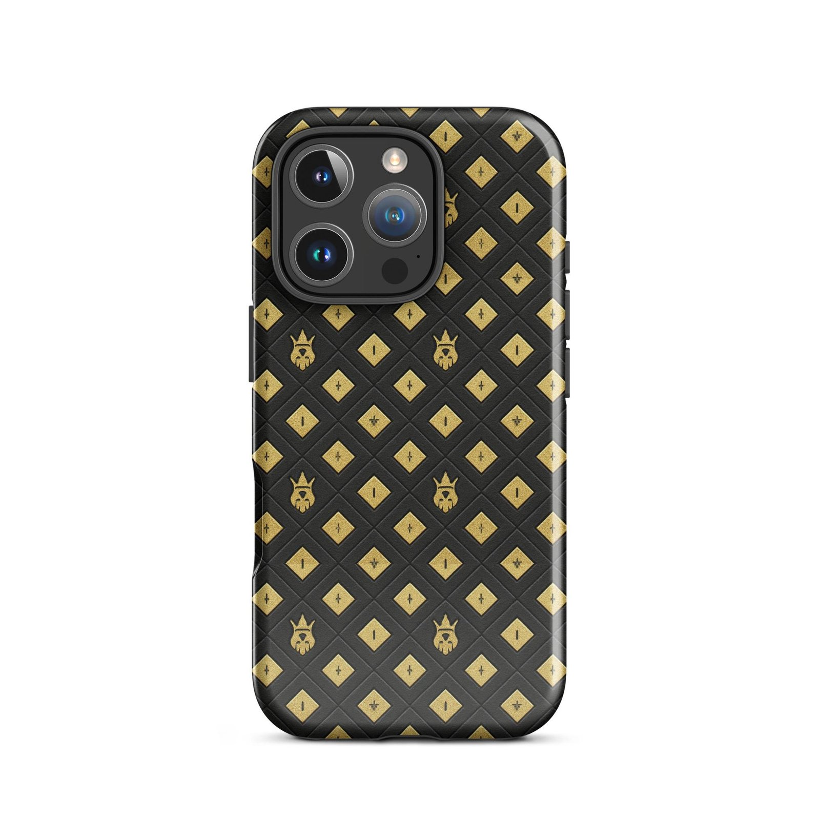 DaKahree: Crown Emblem Noir Pattern™ – Tough Case for iPhone® - Image 8