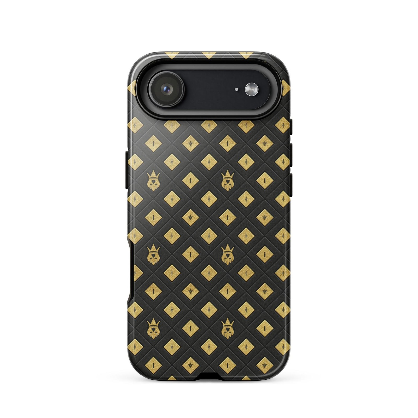 DaKahree: Crown Emblem Noir Pattern™ – Tough Case for iPhone® - Image 11