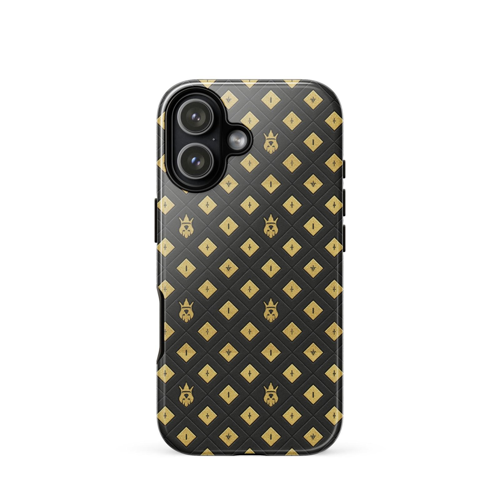 DaKahree: Crown Emblem Noir Pattern™ – Tough Case for iPhone® - Image 10