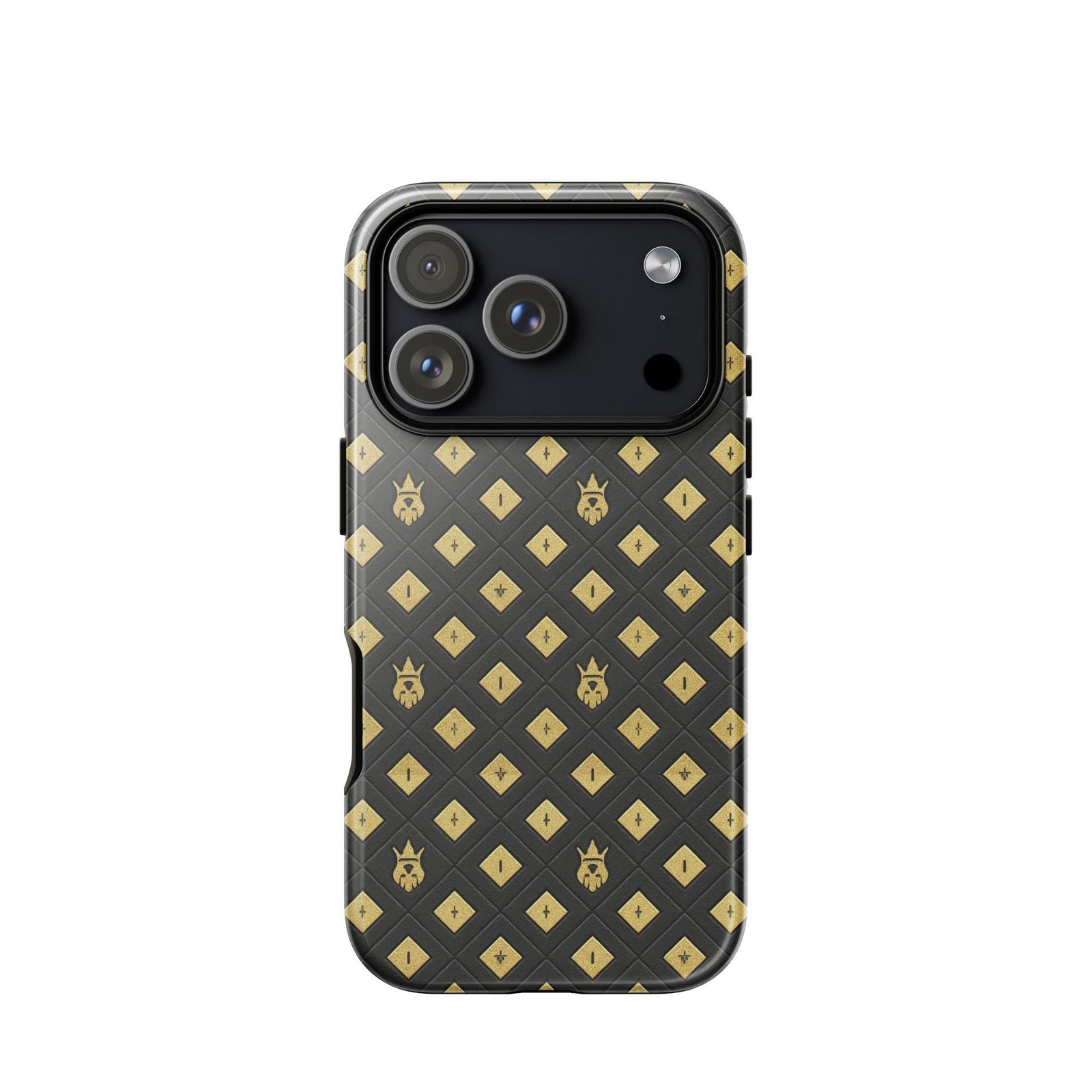 DaKahree: Crown Emblem Noir Pattern™ – Tough Case for iPhone® - Image 12
